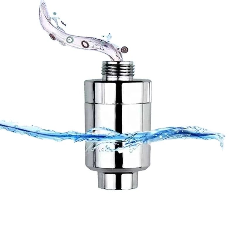 Bluejw Showerhead Filter - High Output Bathroom Water Purifier Softener - Removes Chlorine, Heavy Metals - Universal Shower Head Filters for Hard Water - Image 1